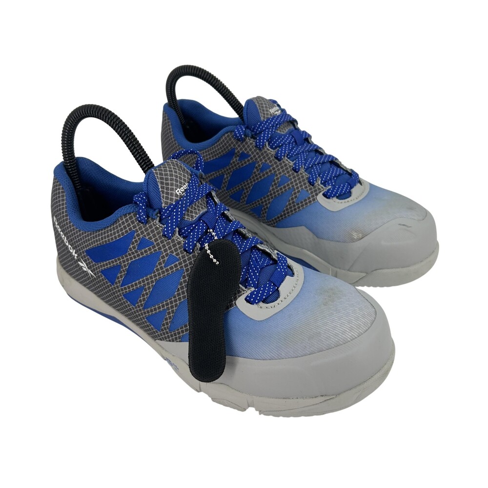 Reebok MemoryTech Cross Training Shoes Mens Size 8 Blue Gray Athletic Sneaker